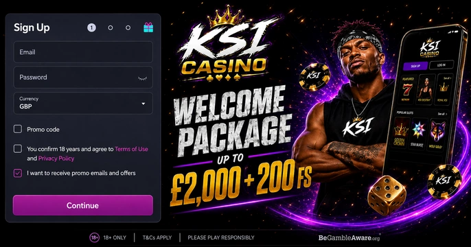 KSI Casino Sign Up